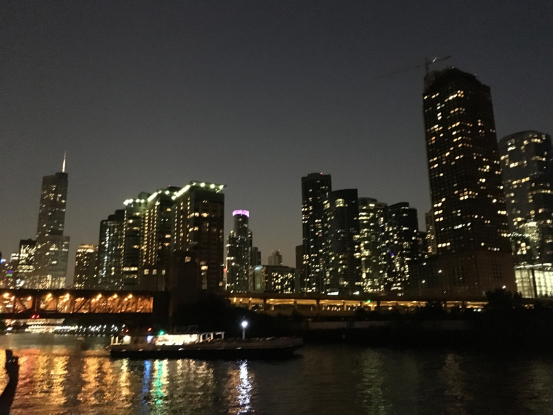 シカゴ、クルーズ、夜景