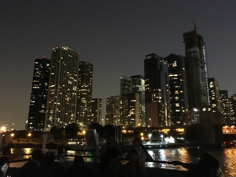 シカゴ、クルーズ、夜景