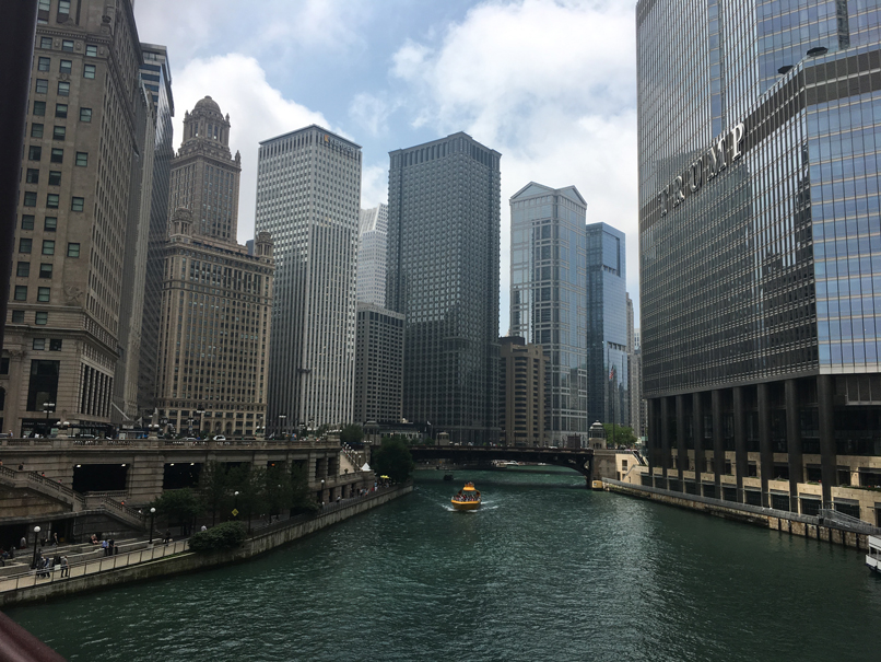 シカゴ、シカゴ川、ミシガン湖、クルーズ