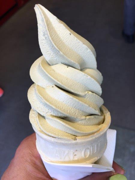 北京、北京旅行、グルメ、ジャスミン茶ソフトクリーム