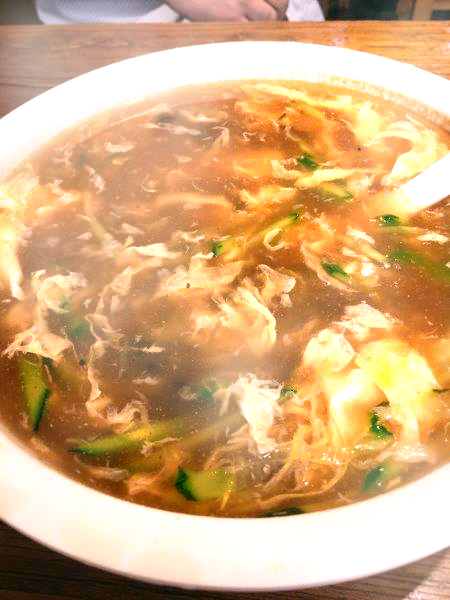 北京、北京旅行、グルメ、酸辣湯スープ