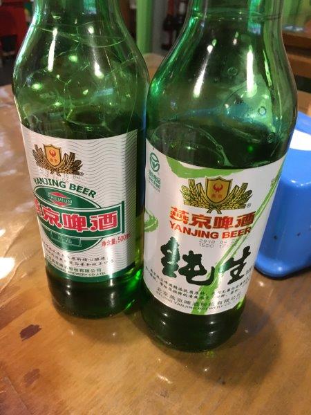 北京、北京旅行、観光、グルメ、中国ビール