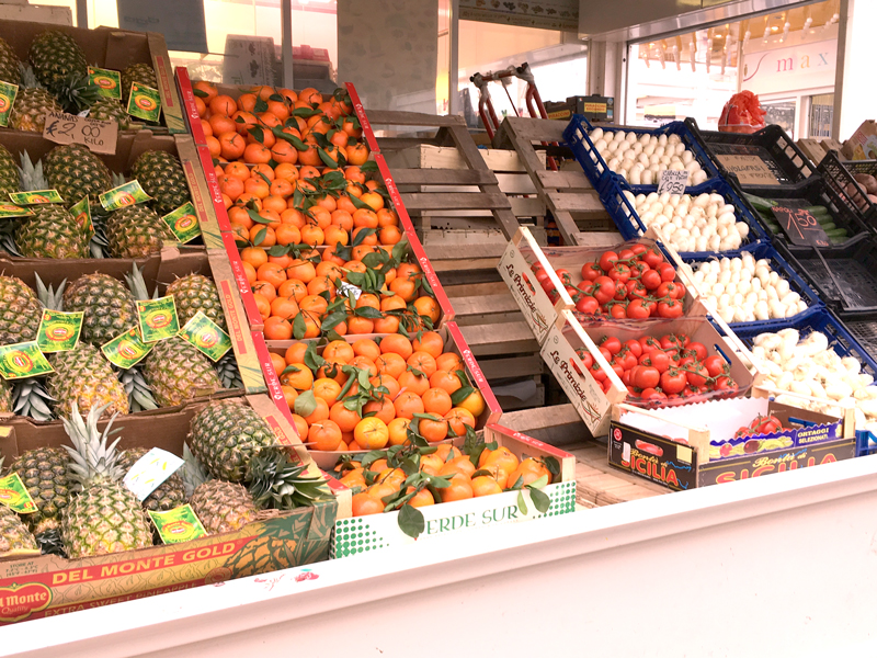 イタリア、市場、果物、野菜