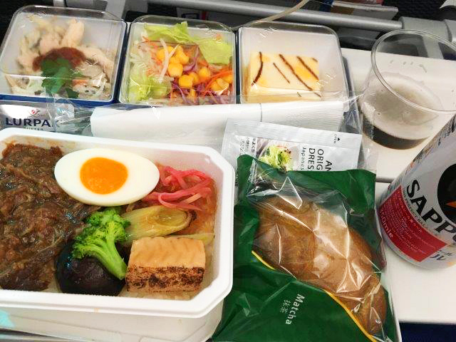 台湾、旅行、機内食