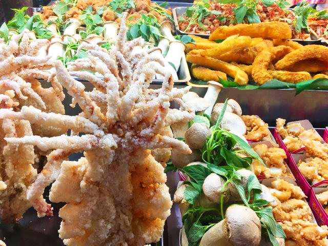 台湾、旅行、淡水、公明街と中正路、グルメ