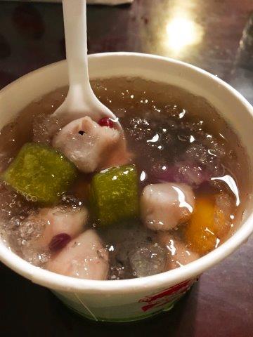 台湾、旅行、九份、グルメ、賴阿婆芋圓、ぜんざい