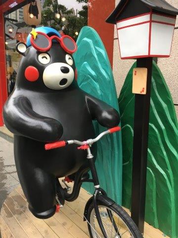 上海、旅行、くまもん
