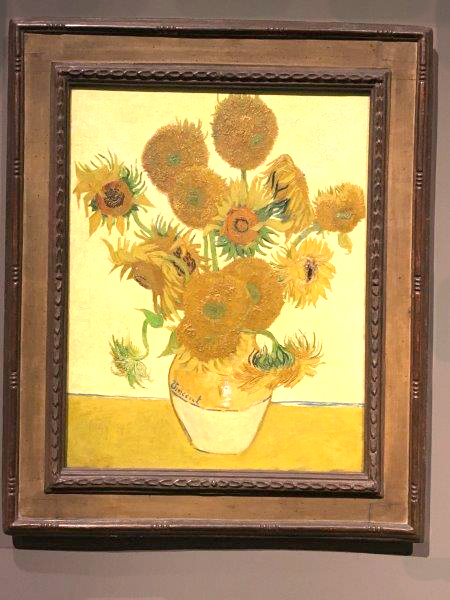 イギリス、ロンドン、旅行、ゴッホのひまわり