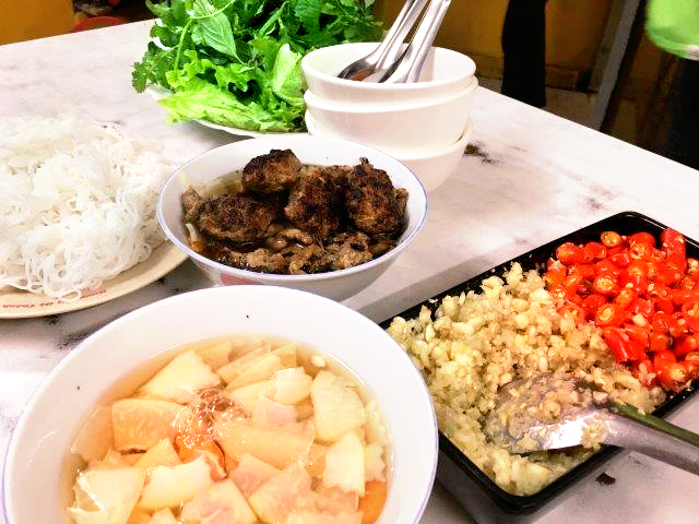 ベトナム、ハノイ、観光、グルメ、ブン・チャー