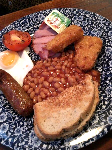 イギリス、ロンドン、旅行、グルメ、イングリッシュブレックファースト