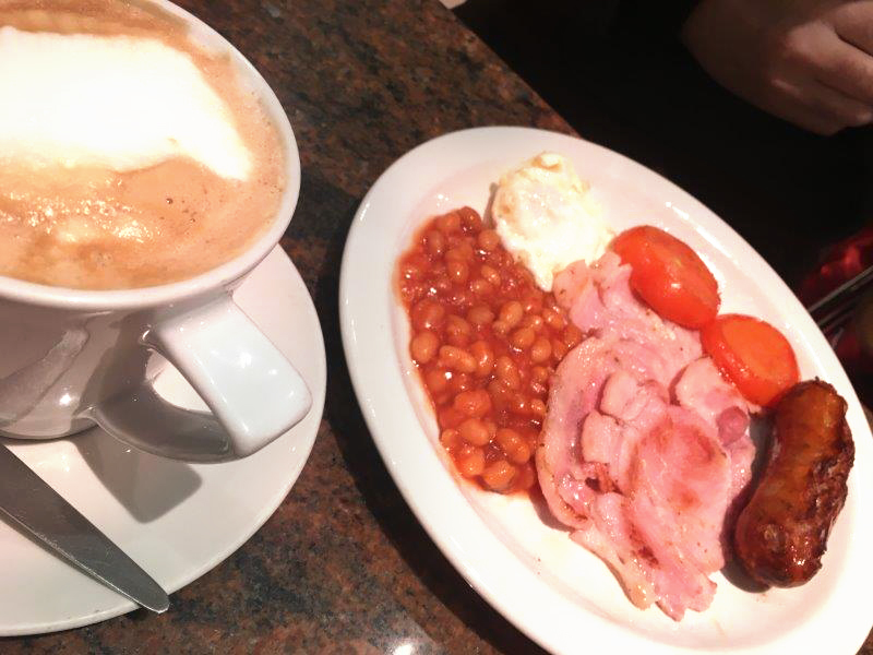 イギリス、ロンドン、旅行、グルメ、イングリッシュブレックファースト