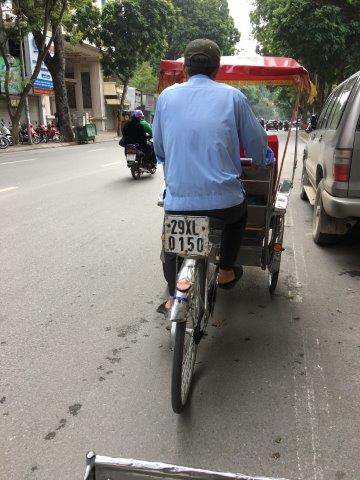 ベトナム、ハノイ、観光、シクロ