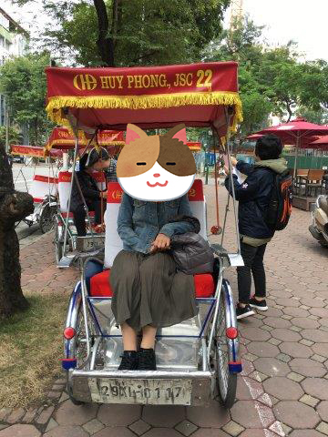 ベトナム、ハノイ、旅行、観光、シクロ