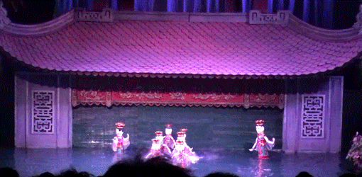 ベトナム、ハノイ、タンロン水上人形劇