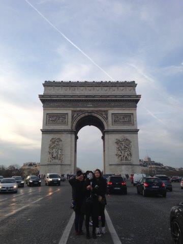 フランス、パリ、旅行、凱旋門