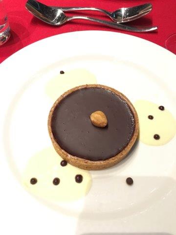 フランス、パリ、旅行、セーヌ川、バトー・ムッシュ、ディナークルーズ、デザート