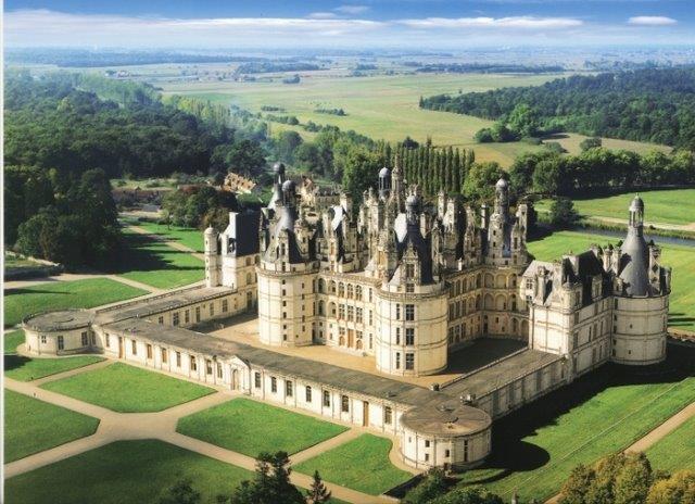 フランス、パリ、旅行、シャンボール城