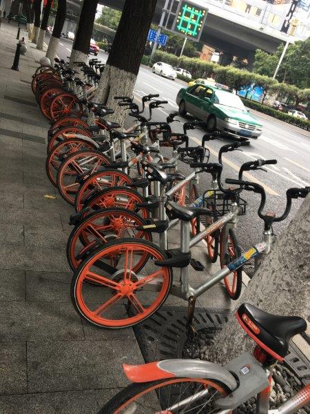 中国、広州、深圳、旅行、レンタルバイク、スマホ決済