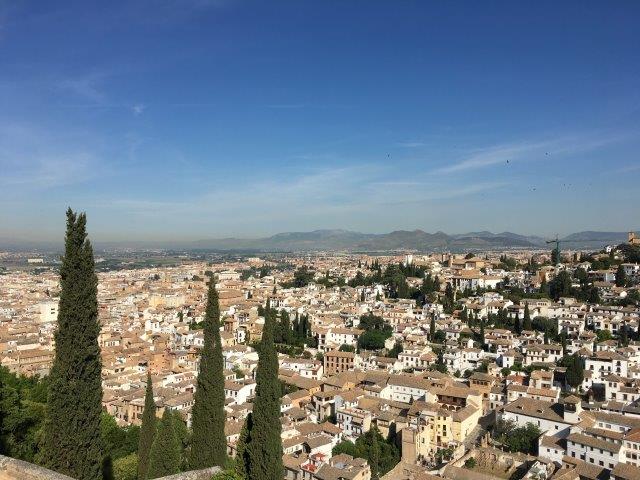 スペイン、観光、旅行、アルハンブラ宮殿、アルカサバ、景色、写真、絶景