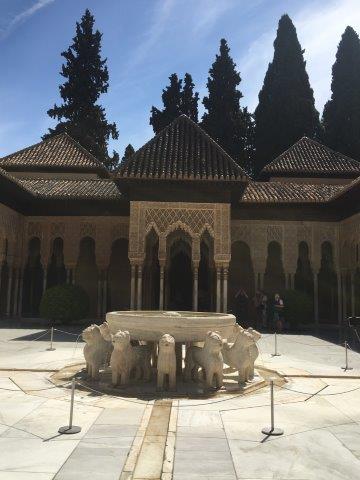 スペイン、観光、旅行、アルハンブラ宮殿、ライオン宮、ナスル宮殿