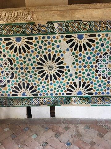 スペイン、旅行、観光、アルハンブラ宮殿、ナスル宮殿、タイル