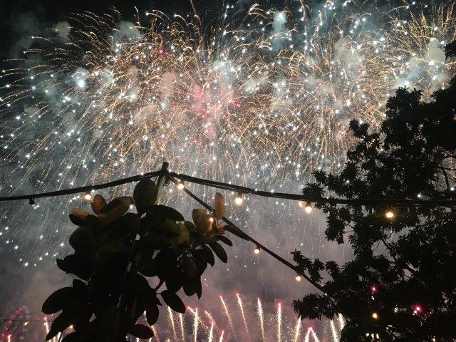 シンガポール、旅行、観光、花火